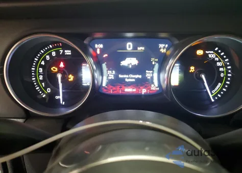 2021 Jeep Wrangler Unlimited Sahara 4Xe z USA, uszkodzony, nr VIN 1C4JJXP64MW767244